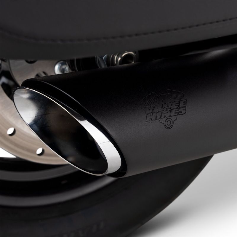 Slip-on ljuddämpare Vance & Hines Twin Slash svart