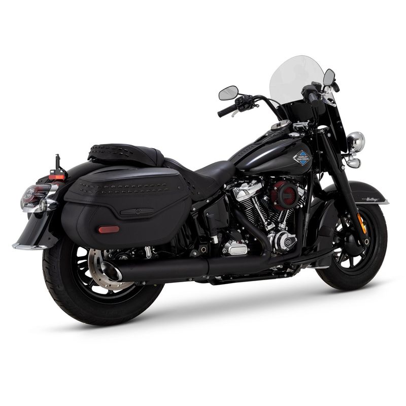 Slip-on ljuddämpare Vance & Hines Twin Slash svart