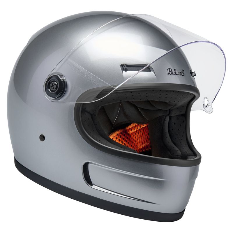 Hjälm Biltwell Gringo SV Gloss Silver