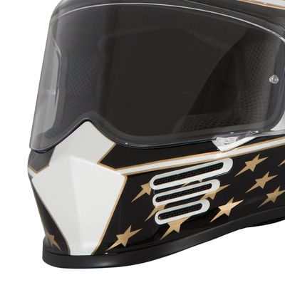 Hjälm Simpson Speed americana guld