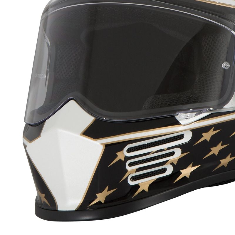 Hjälm Simpson Speed americana guld