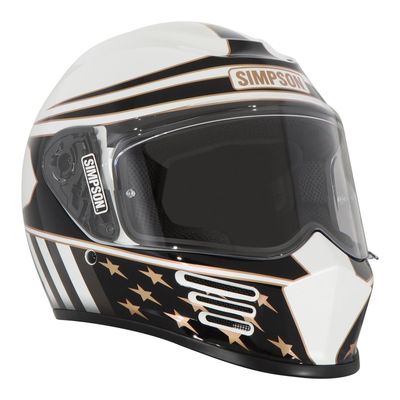 Hjälm Simpson Speed americana guld