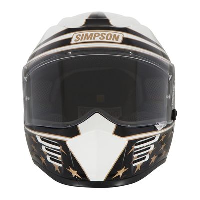 Hjälm Simpson Speed americana guld