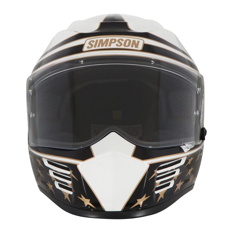 Hjälm Simpson Speed americana guld