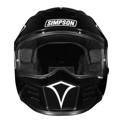 Hjälm Simpson Speed 12 o'clock svart