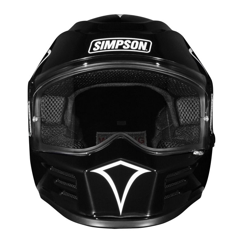 Hjälm Simpson Speed 12 o'clock svart