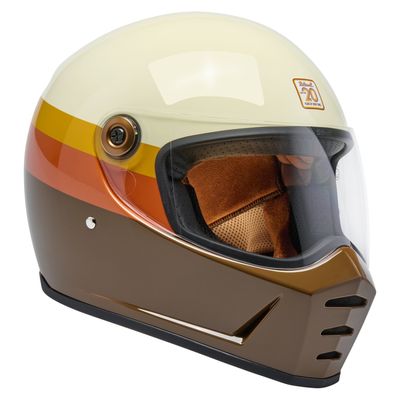Hjälm Biltwell Lane Splitter Beige 20th Anniversary