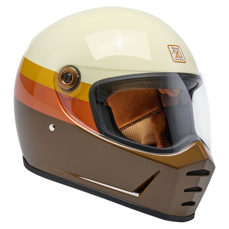 Hjälm Biltwell Lane Splitter Beige 20th Anniversary