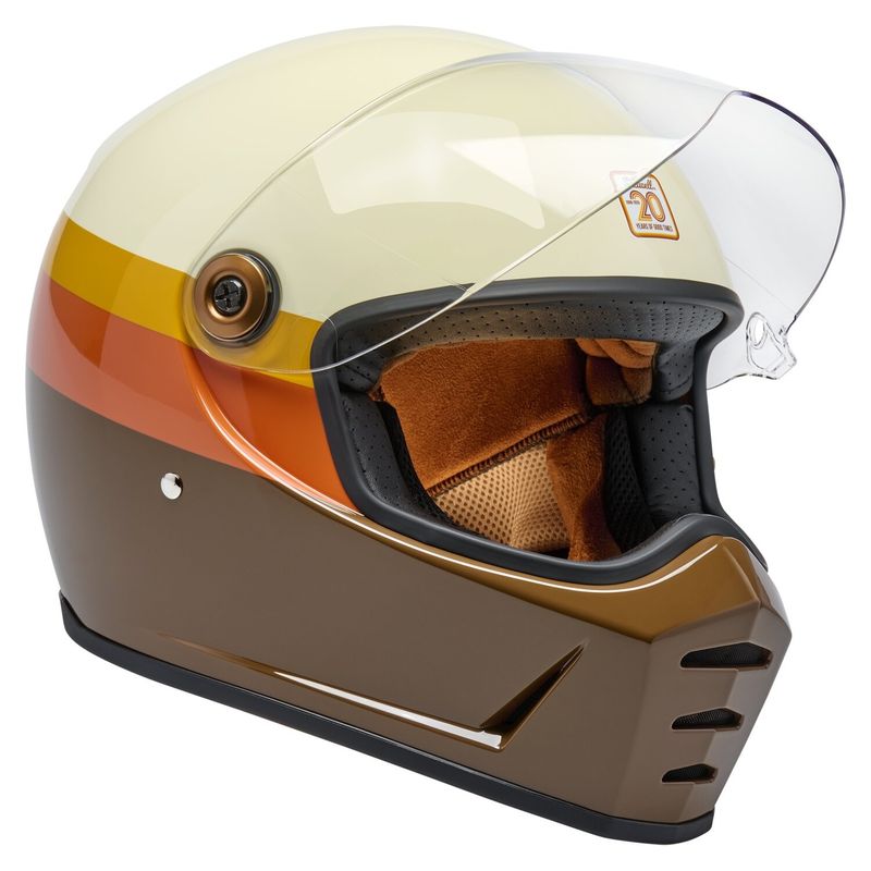 Hjälm Biltwell Lane Splitter Beige 20th Anniversary