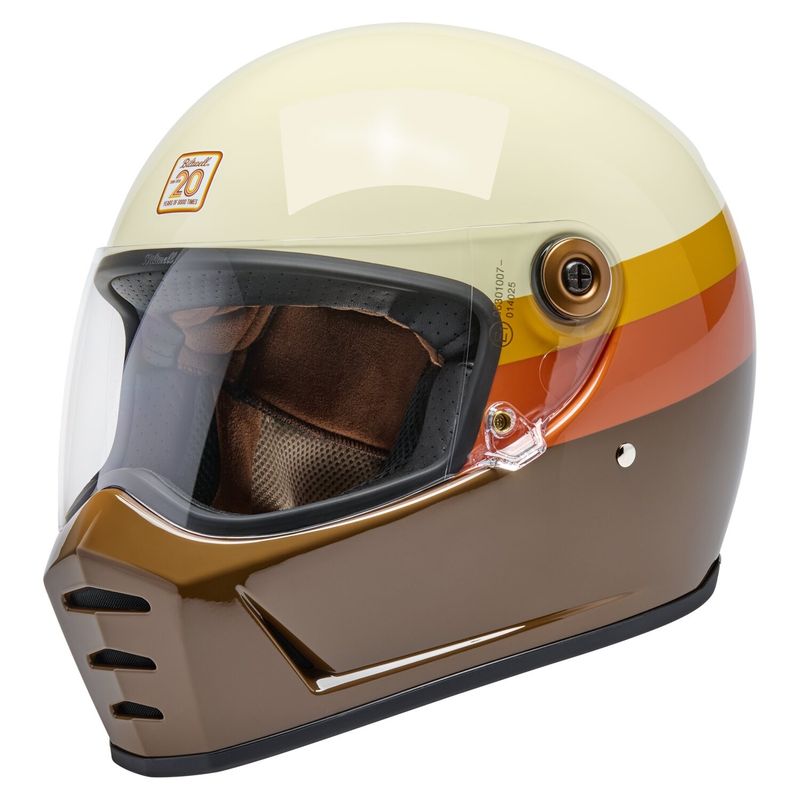 Hjälm Biltwell Lane Splitter Beige 20th Anniversary