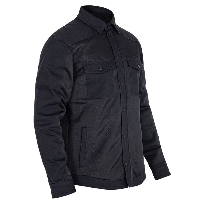 MC-skjorta John Doe Aero Mesh svart