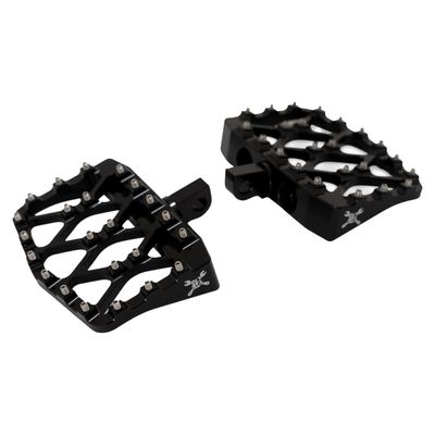 Fotplattor Burly MX-Evolution Passenger svart