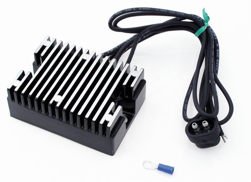 Likriktare spänningsregulator Transpo svart Evo Big Twin 89-99