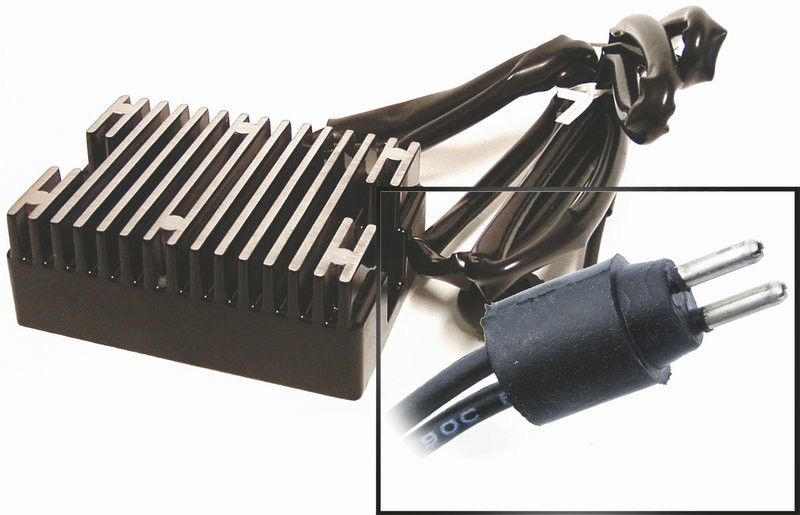Likriktare spänningsregulator Transpo svart L84-90 XL Sportster