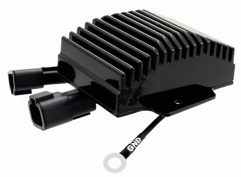 Likriktare spänningsregulator Cycle Electric svart 2007 Softail