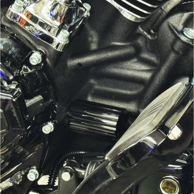 Kåpa Namz Vertical svart Softail, 17-26 Touring, 17-26