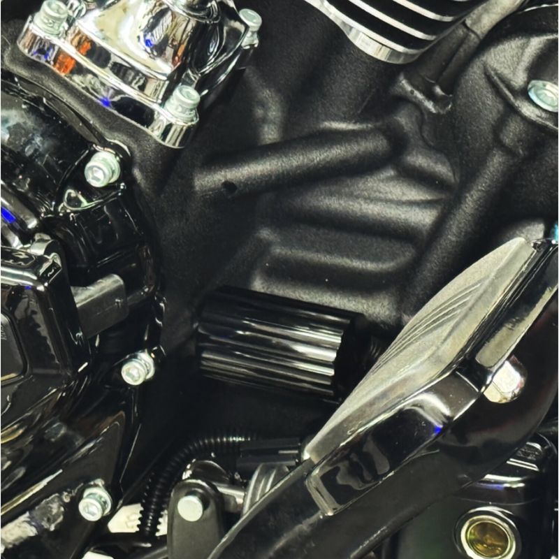 Kåpa Namz Vertical svart Softail, 17-26 Touring, 17-26