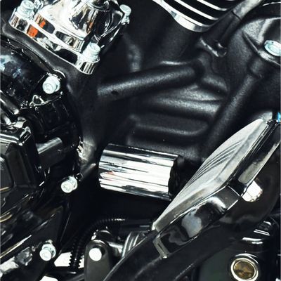 Kåpa Namz Vertical polerad Softail, 17-26 Touring, 17-26