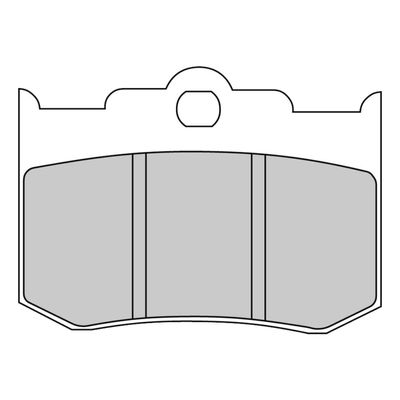 Bromsbelägg Ferodo FDB2040ST ST-compound sintrade PM calipers 125x4R, m.fl.