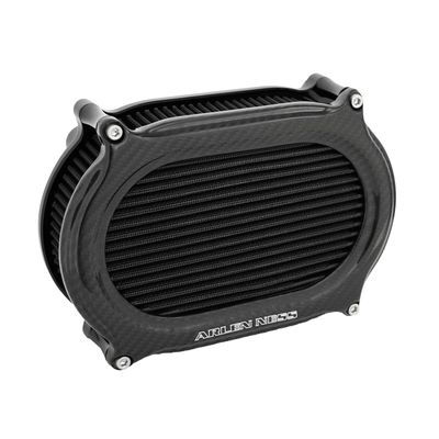 Luftfiltersats Arlen Ness 600-265 2 Oval kolfiber