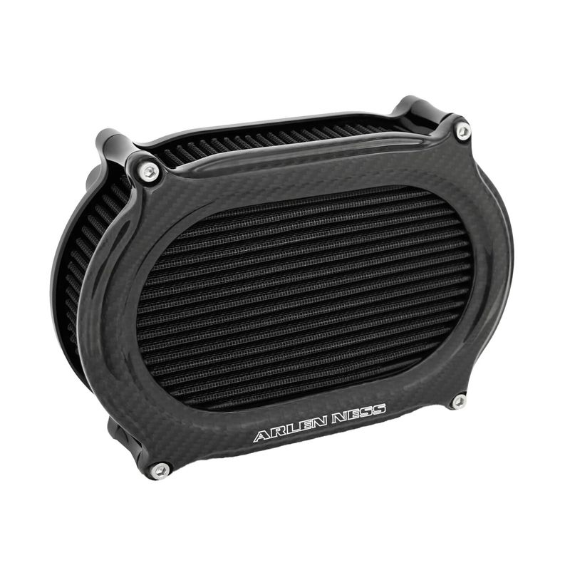 Luftfiltersats Arlen Ness 600-265 2 Oval kolfiber