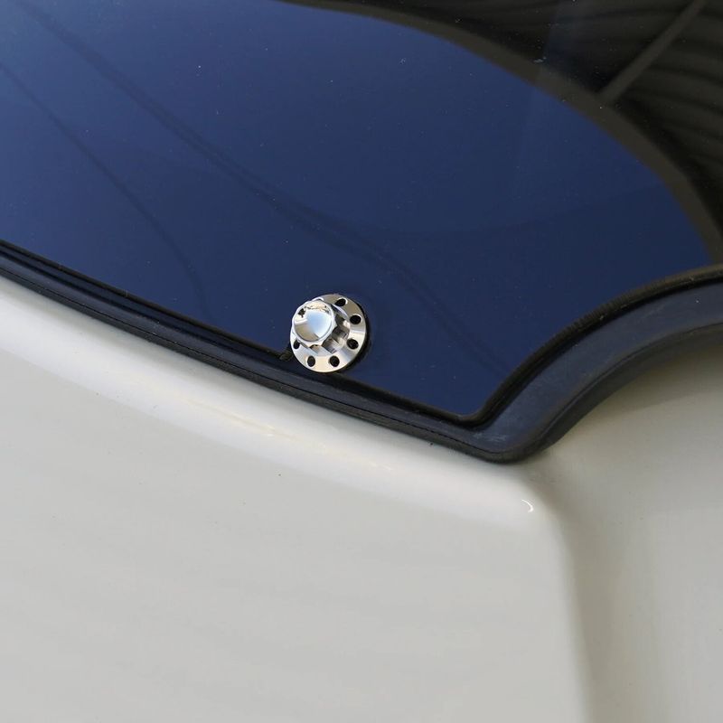 Bultsats vindruta Arlen Ness 12 titan polerad 300-809
