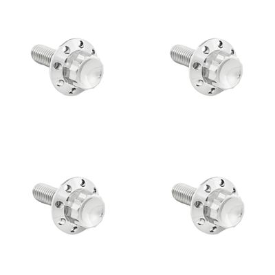 Bultsats vindruta Arlen Ness 12 titan polerad 300-815