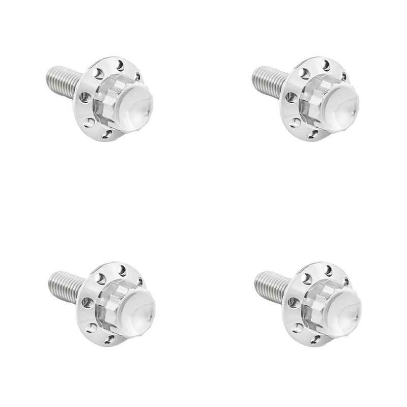 Bultsats vindruta Arlen Ness 12 titan polerad 300-815