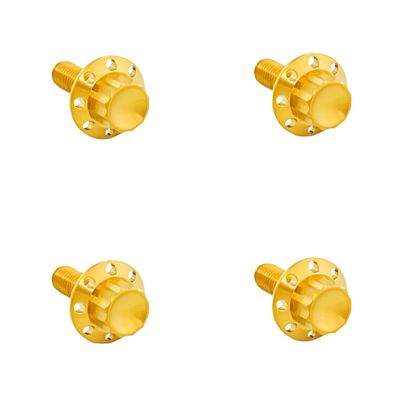 Bultsats vindruta Arlen Ness 12 titan guld anodiserad 300-817