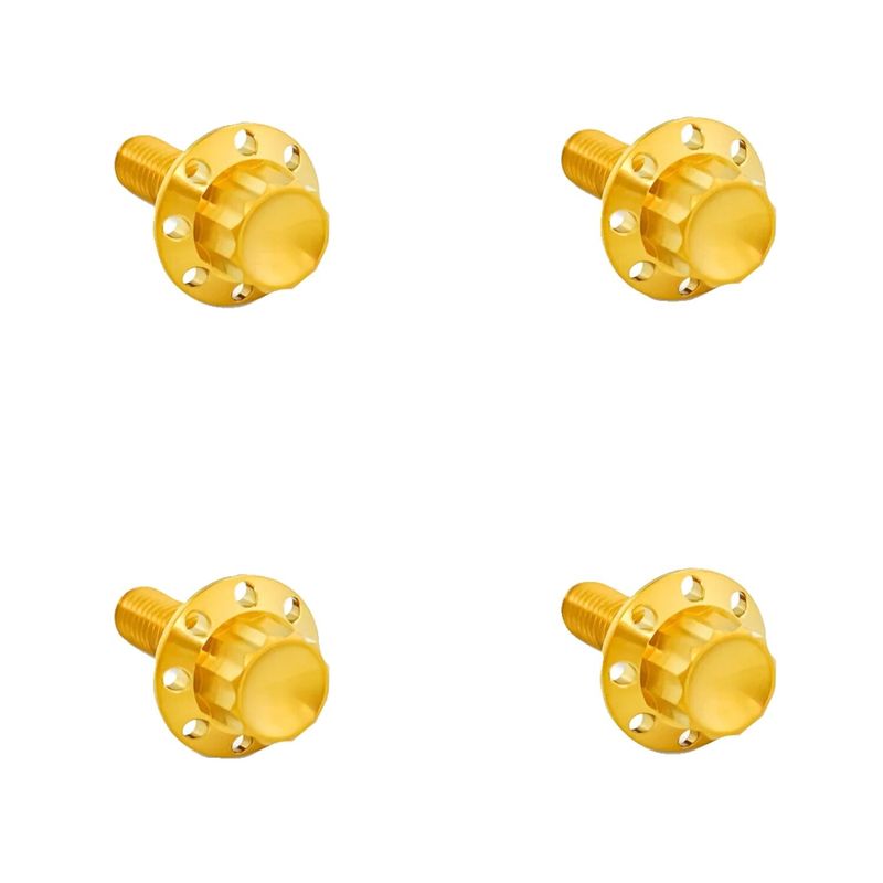 Bultsats vindruta Arlen Ness 12 titan guld anodiserad 300-817