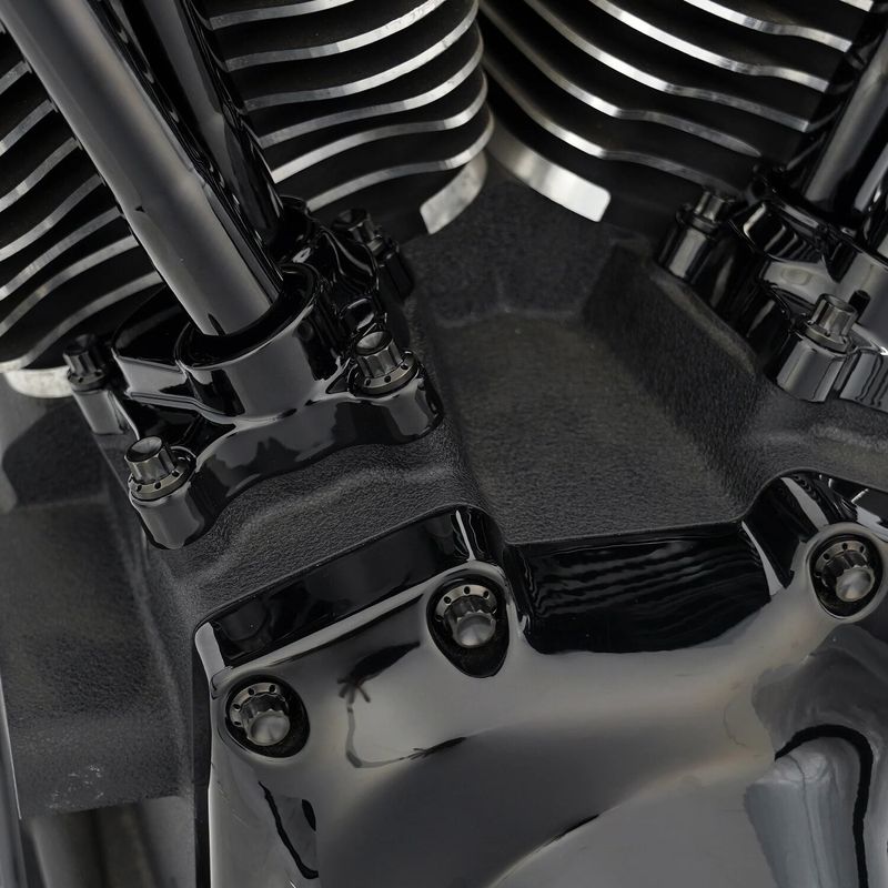 Bultsats Arlen Ness 12 Block Twin Cam 99-17 titan/svart