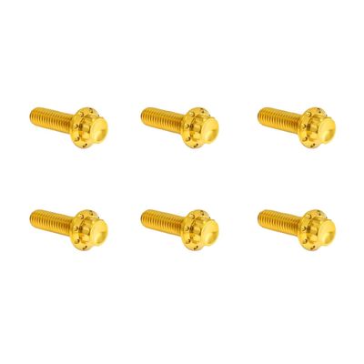 Bultar lock Arlen Ness 12 Twin Cam 07-17 titan/guld