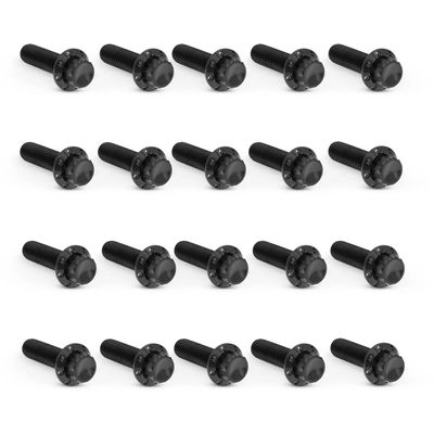 Bultsats Arlen Ness 12 Softail 18-25 titan/svart