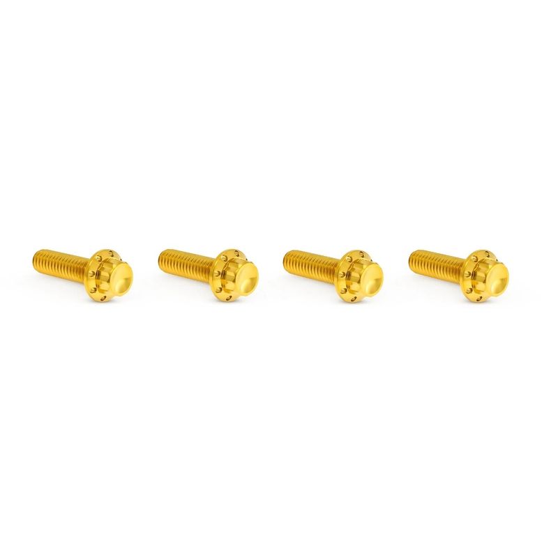 Bultar lock Arlen Ness 12 titan/guld