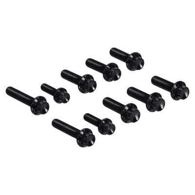 Bultsats Arlen Ness 12 Twin Cam 07-17 svart anodiserad