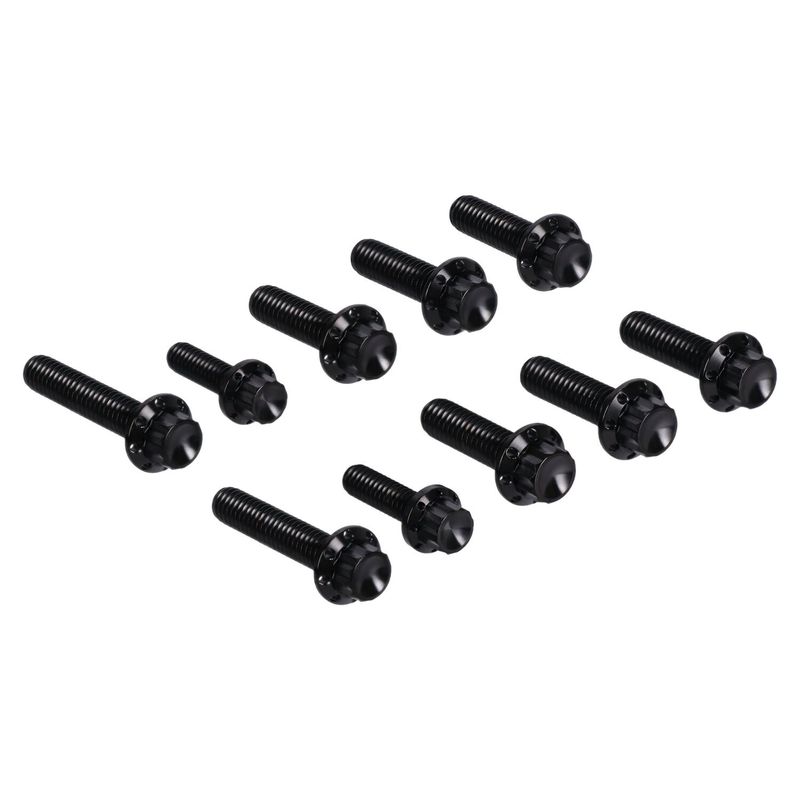 Bultsats Arlen Ness 12 Twin Cam 07-17 svart anodiserad