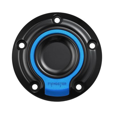 Kåpa Fangster svart blå Twin Cam. 99-17