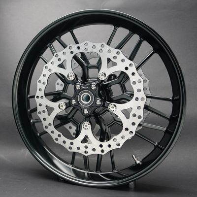 Bromsskiva fram Arlen Ness Spider 14" svart
