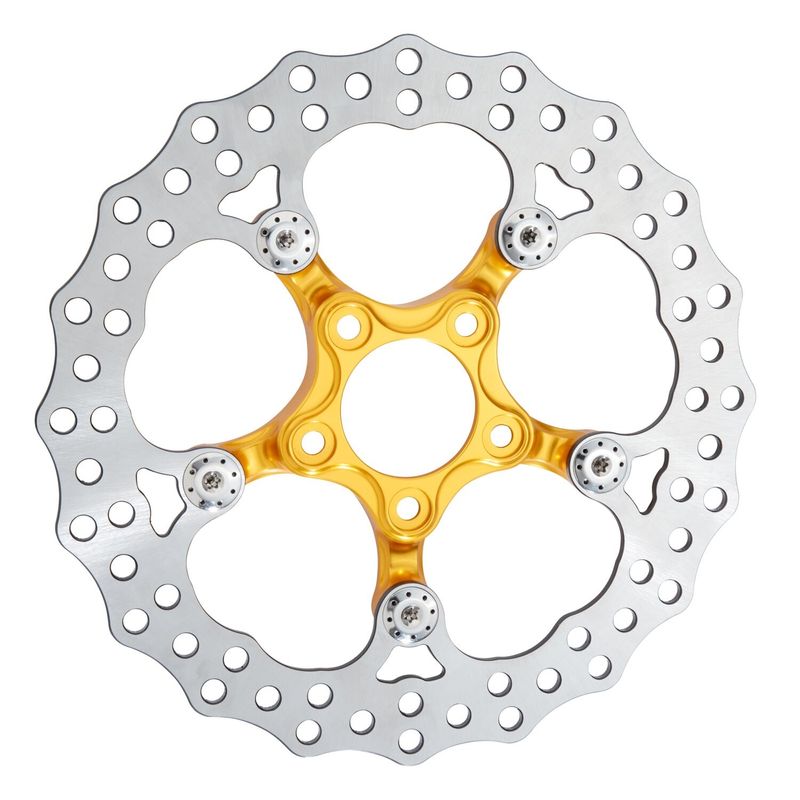 Bromsskiva Arlen Ness Spider 11.8 fram/bak guld
