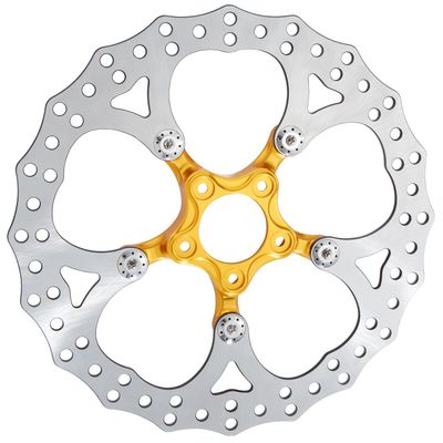 Bromsskiva fram Arlen Ness Spider 14" guld