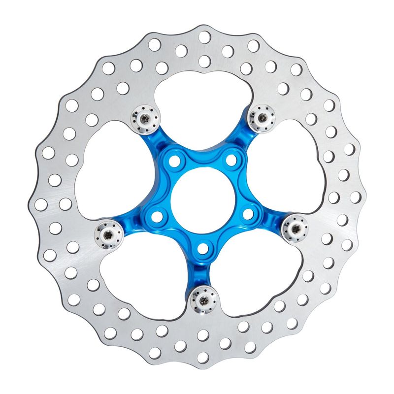 Bromsskiva Arlen Ness Spider 11.5 fram/bak blå