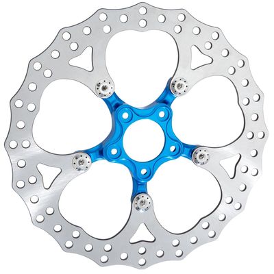 Bromsskiva fram Arlen Ness Spider 14" blå