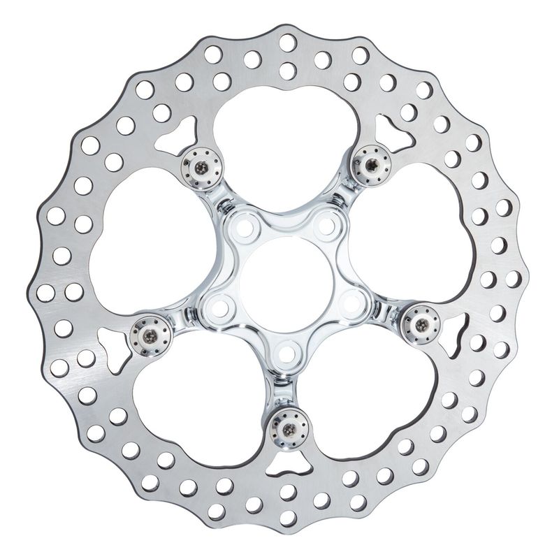Bromsskiva fram Arlen Ness Spider 320mm krom