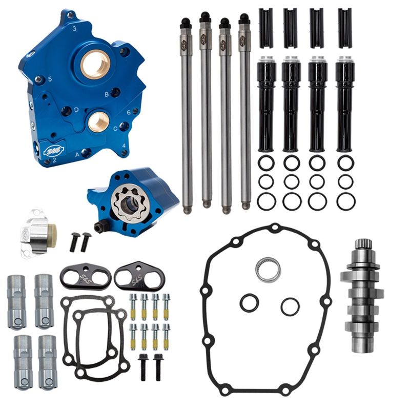 Kamaxelsats S&S M8 HPT542 Water cooled models Gen1 M8: m.fl. svart