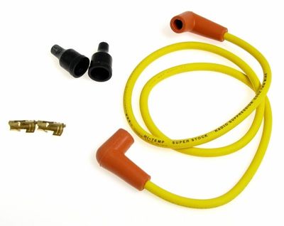 Tändkablar gula silicone, elektronisk tändning 80-upp