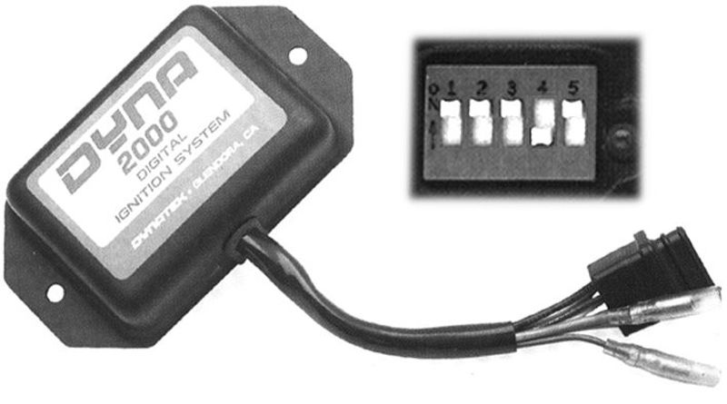 Tändmodul Dynatek 2000 HDE PC-Programmable Dual-fire H-D 90-98