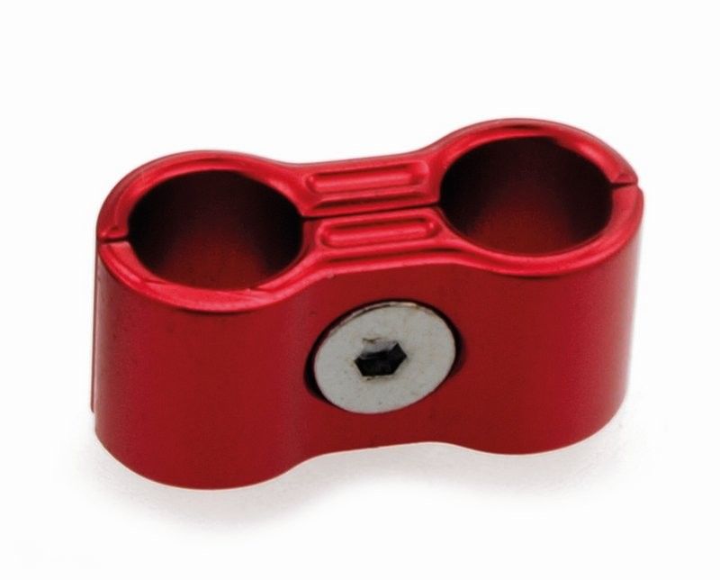 Klammer tändkablar, röd anodiserad