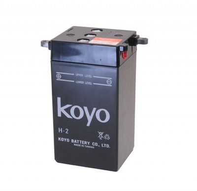 Batteri 6V 22A, alla H-D 36-64, mått L115 x B100 x H215mm