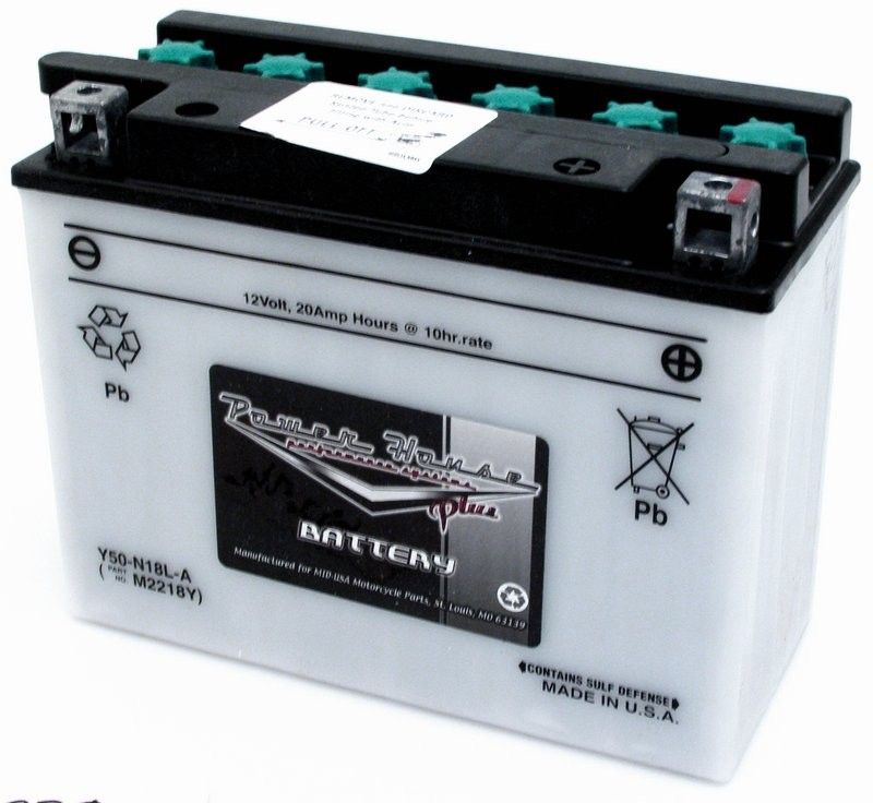 Batteri Yuasa Yumicron Y50-N18L 12 V konventionellt 205,74 x 89 x 160,02 mm