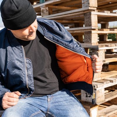 Jacka Army Surplus MA-1 Bomber blå